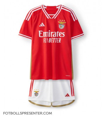 Benfica Hemmatröja Barn 2023-24 Kortärmad (+ korta byxor)